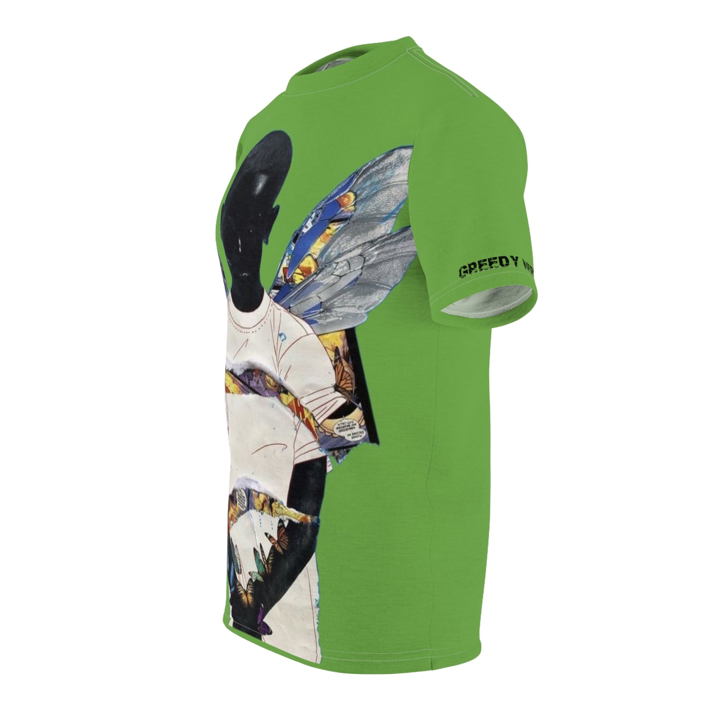 Butterflies Shirt (Lime)