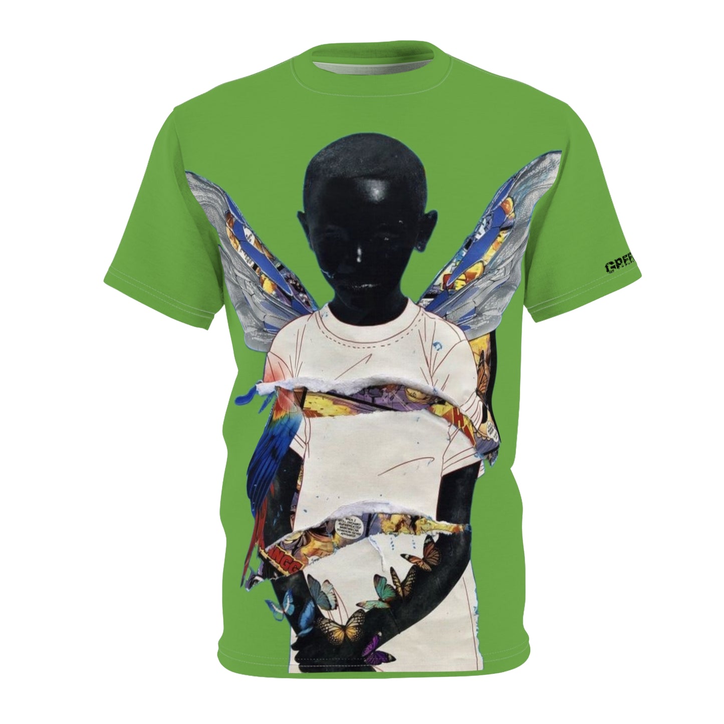 Butterflies Shirt (Lime)