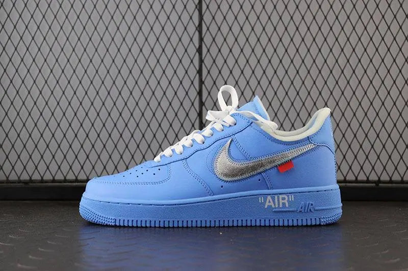 Off-White MCA University Blue X Air Force 1s