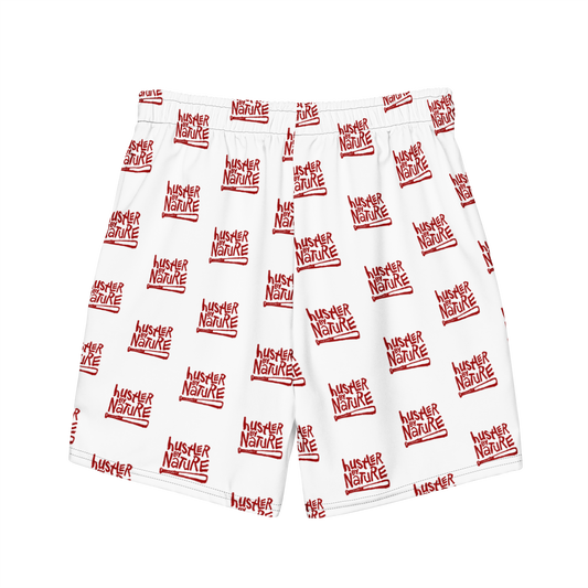 Hustler By Nature Shorts (White)