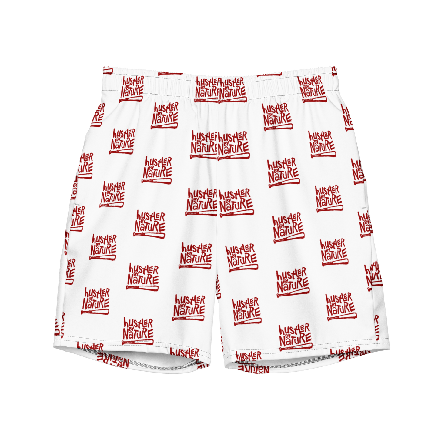 Hustler By Nature Shorts (White)