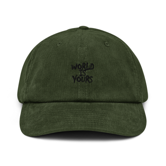 World Is Yours Corduroy Hat